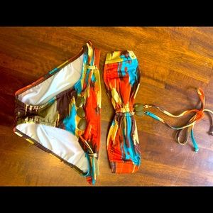 A.B.S by Allen Scwartz 2 Piece Bikini Size SM